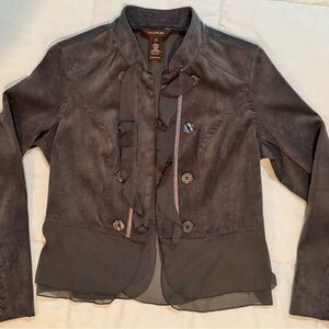 Multiples Dark Gray Blazer